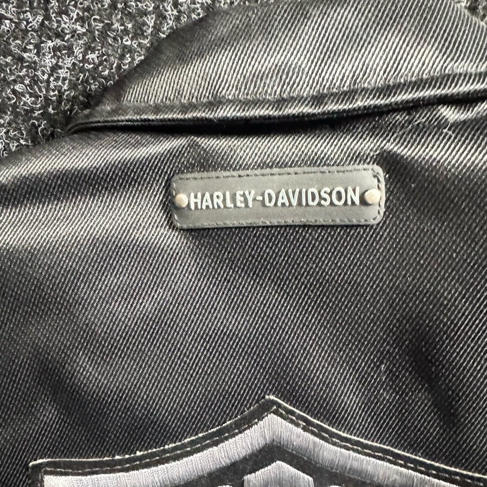 Harley-Davidson Women’s Jacket LW Black Nylon Riding Jacket Embroidered Logo - Picture 5 of 9